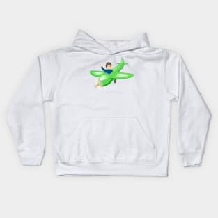 Pilot boy Kids Hoodie